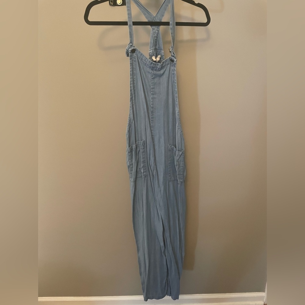 Soft Denim jumpsuit - Picture 2 of 4